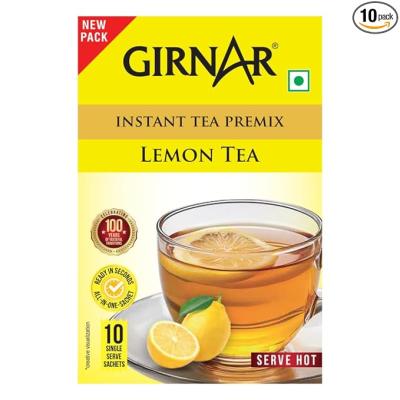 Girnar Instant Premix Lemon Black Tea Granules(10 Sachets), 10 Grams