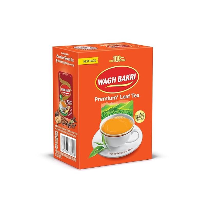 Wagh Bakri Assam, Premium Leaf Tea Carton Pack,250 Gram, assam