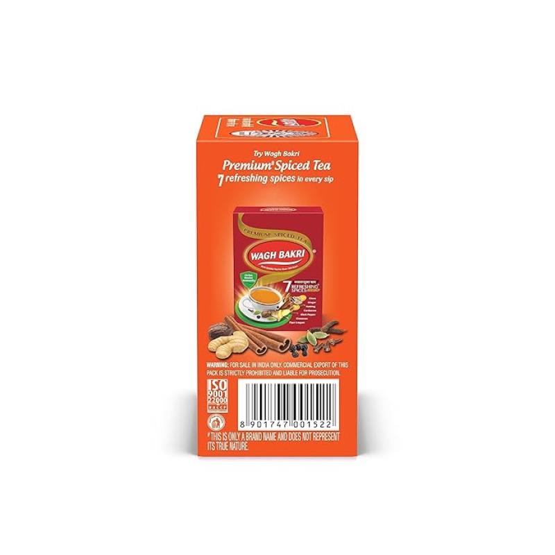 Wagh Bakri Assam, Premium Leaf Tea Carton Pack,250 Gram, assam